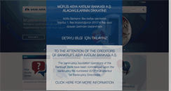 Desktop Screenshot of bankasya.com